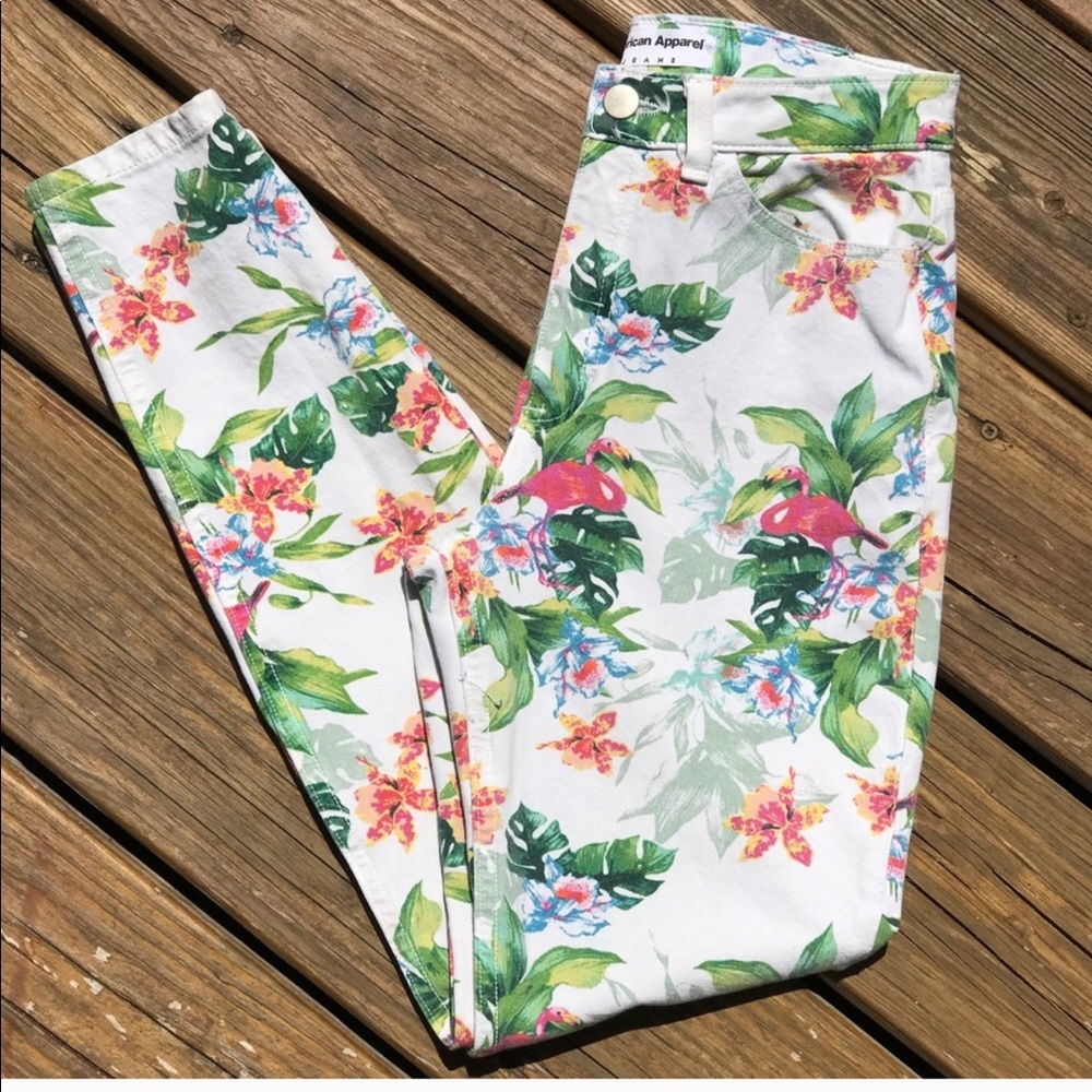 American Apparel Skinny Jeans.